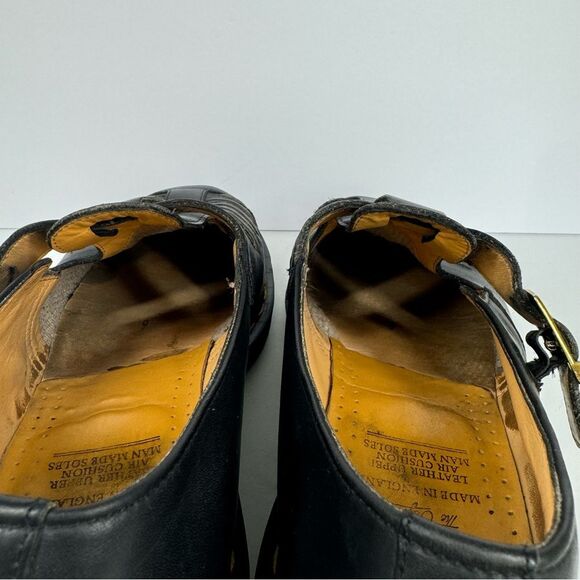Vintage Dr. Martens Leather Closed Toe Fisherman Sandals Made In England Y2K UK9